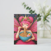 Een sprookjesachtige etende Ramen Briefkaart (Staand voorkant)