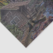 Een sprookjesbos in het echte leven tissuepapier (Detail)