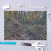 Een sprookjesbos in het echte leven tissuepapier (Craft)