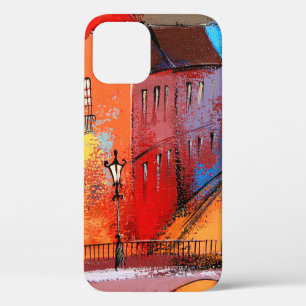 Een sprookjesstad in oranje kleur. Foto van acryl  Case-Mate iPhone Case