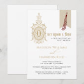 Een sprookjesverhaal op een pauw kaart (Voorkant / Achterkant)