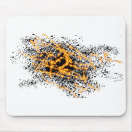 Een spuit van vuur muismat