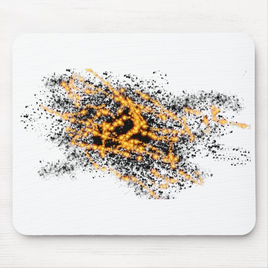 Een spuit van vuur muismat (Voorkant)