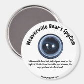 Een SpyCam magnet van het Beer van Wearvillle (Voorkant / Achterkant)