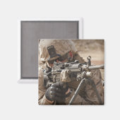 Een squad automatische wapenschutter zorgt voor ve magneet (Voorkant / Achterkant)