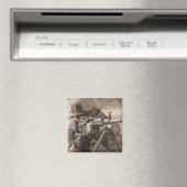 Een squad automatische wapenschutter zorgt voor ve magneet (Insitu (Vaatwasser))