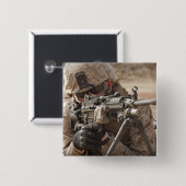 Een squad automatische wapenschutter zorgt voor ve vierkante button 5,1 cm (Voorkant /achterkant)