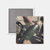 Een squad leider richt aan een vertraging het plaa magneet (Voorkant / Achterkant)