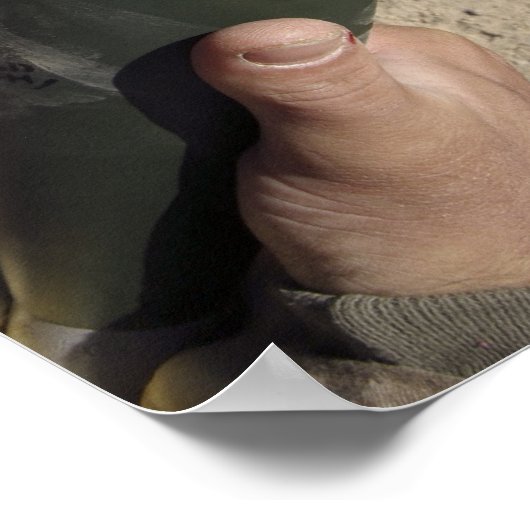 Een squad leider richt aan een vertraging het plaa poster (Hoek)