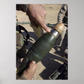 Een squad leider richt aan een vertraging het plaa poster (Voorkant)