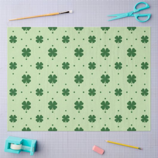 Een St. Patrick serie ontwerp #7 Tissuepapier (Craft)