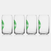 Een St. Patrick's Alien Blikvorm Glas (Links)