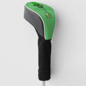 Een St. Patrick's Alien Golfheadcover (Schuin)