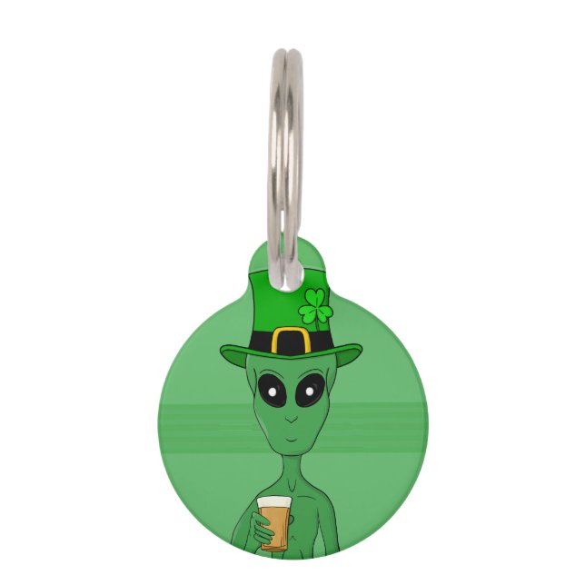 Een St. Patrick's Alien Huisdierpenning (Voorkant)