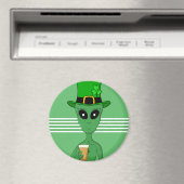 Een St. Patrick's Alien Magneet (Insitu (Vaatwasser))