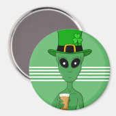Een St. Patrick's Alien Magneet (Voorkant / Achterkant)