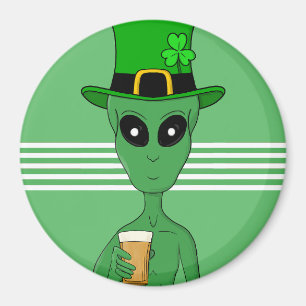 Een St. Patrick's Alien Magneet