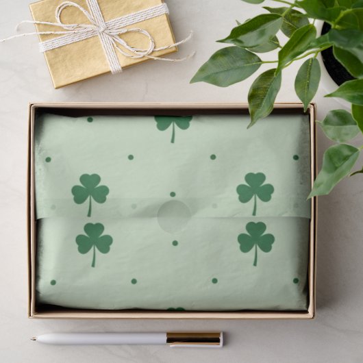 Een St. Patrick's serie ontwerp #4 Tissuepapier (Geschenk)