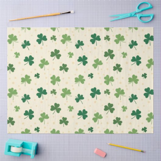 Een St. Patrick's Serie Ontwerp #6 Tissuepapier (Craft)