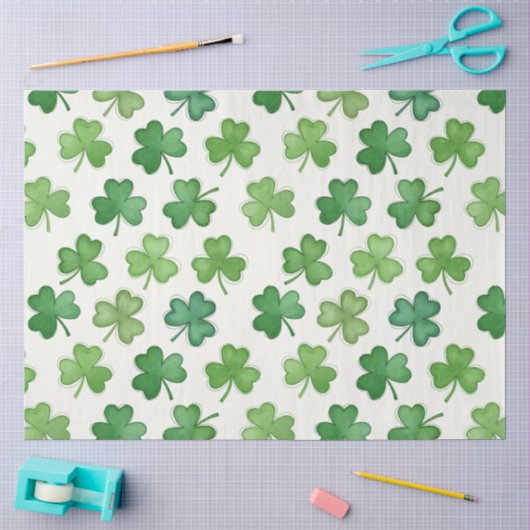 Een St. Patrick's-serie-ontwerp #9 Tissuepapier (Craft)