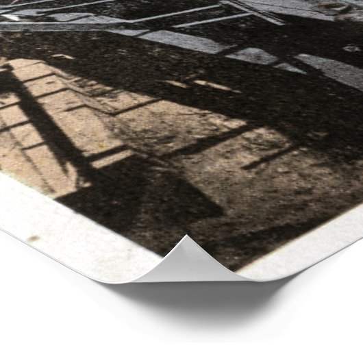 Een staalschotscène samenstellen poster (Hoek)