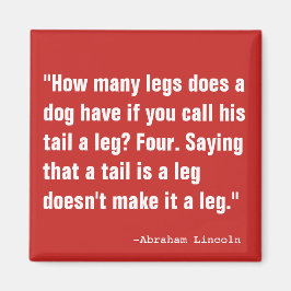 Een staart is geen been magneet