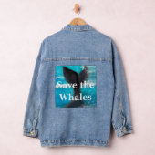 Een Staart van een Walvis - Red de Walvissen Denim Jacket (Hangar)