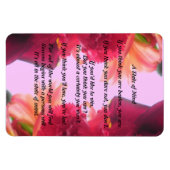 Een staat van Mind Poem Magnet Magneet (Horizontaal)