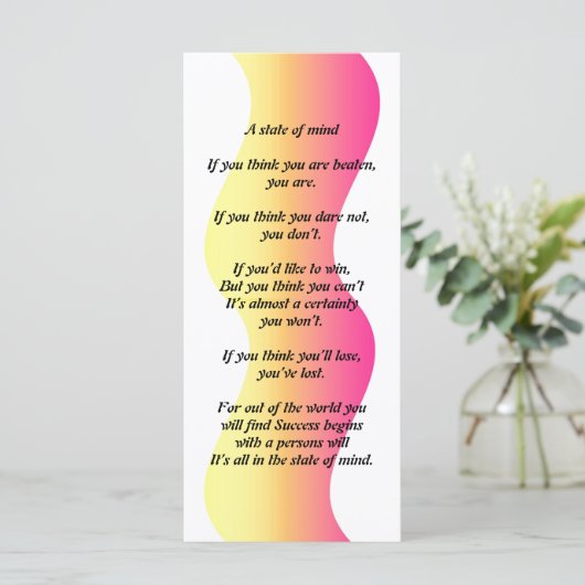 Een staat van Mind Rack Kaarten (Staand voorkant)