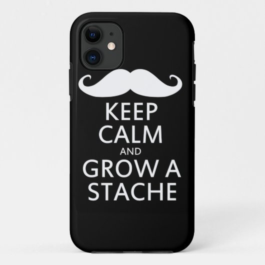 Een Stache kweken Case-Mate iPhone Case (Achterkant)