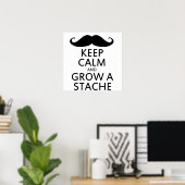 Een Stache kweken Poster (Thuiskantoor)