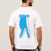 Een stad neer... - LT blauw T-shirt (Achterkant)
