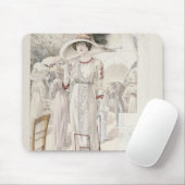 Een stadsjurk uit 'Les Grandes Modes de Paris' Muismat (Met muis)