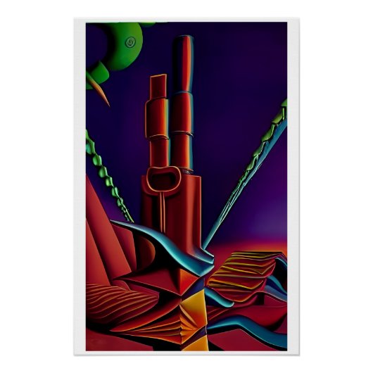 Een stand van pijpen op de New Highlands Perfect Poster (Voorkant)