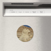 Een standbeeld van Horus als valk bij de Hatsjepso Magneet (Insitu (Vaatwasser))