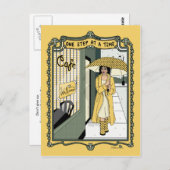 Één Stap bij een Briefkaart Time_C_ (Voorkant / Achterkant)