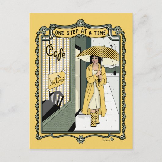 Één Stap bij een Briefkaart Time_C_ (Voorkant)