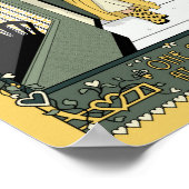 Één Stap bij een Poster Time_C_8x10 (Hoek)