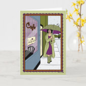 Één Stap bij een Time_A_Greeting Kaart (Gele Bloem)