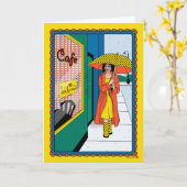 Één Stap bij een Time_B_Greep Kaart (Gele Bloem)