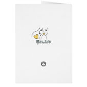 Één Stap bij een Time_C_Wenskaart (Achterkant)