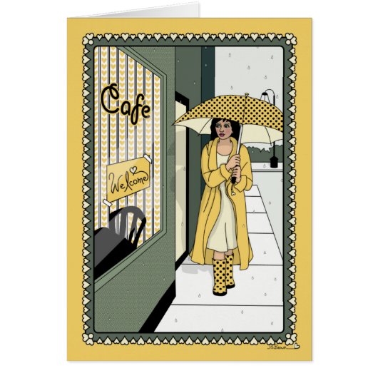 Één Stap bij een Time_C_Wenskaart (Voorkant)