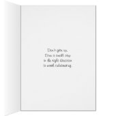 Één Stap bij een Time_C_Wenskaart (Binnen (Rechts))