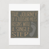 Eén stap briefkaart (Voorkant)