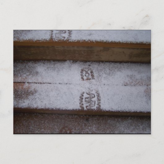 Eén stap briefkaart (Voorkant)