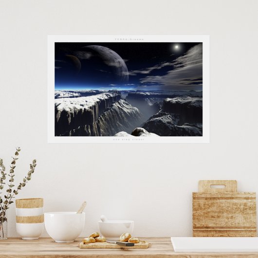 een stap dichterbij poster (Keuken)