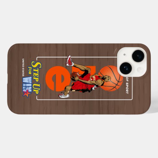 Eén stap omhoog voor Win | Case-Mate iPhone Case (Achterkant (horizontaal))