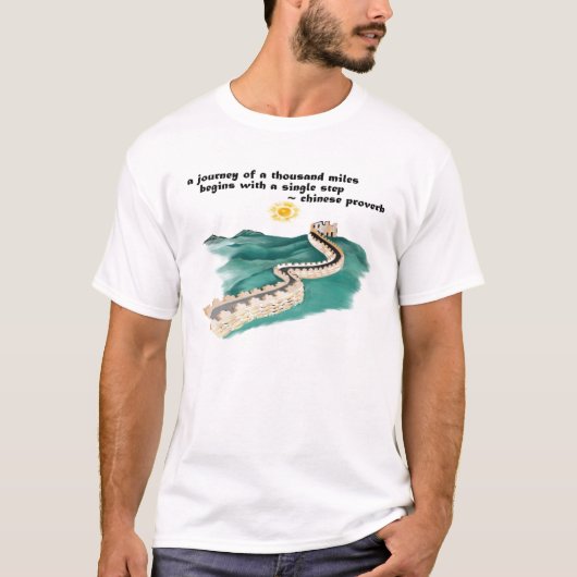 Eén stap t-shirt (Voorkant)