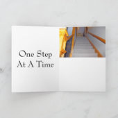 Eén stap tegelijk kaart (Binnen)