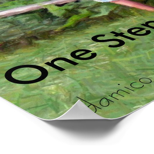 Eén stap tegelijk poster (Hoek)